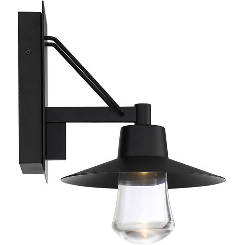 Suspense LED 15 inch Black Outdoor Wall Light in 15in.
