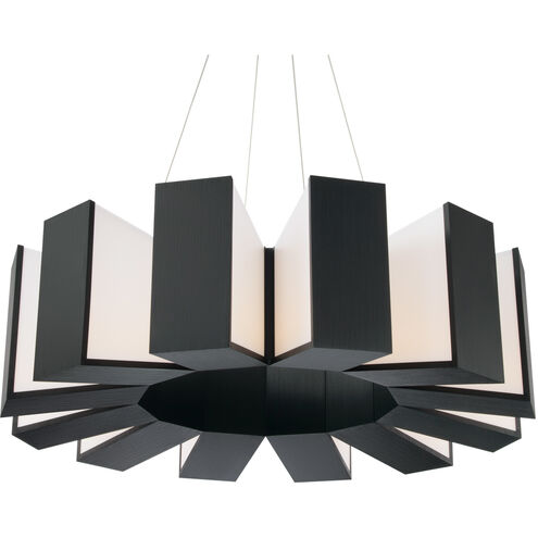 Chronos 12 Light 34 inch Black Pendant Ceiling Light