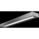Open Bar LED 37 inch Brushed Nickel Bath Vanity & Wall Light in 3500K, 37in.