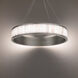 Coliseo LED 11 inch Antique Nickel Chandelier Ceiling Light