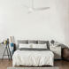 Morpheus III 60 inch Gloss White Downrod Ceiling Fan in 2700K