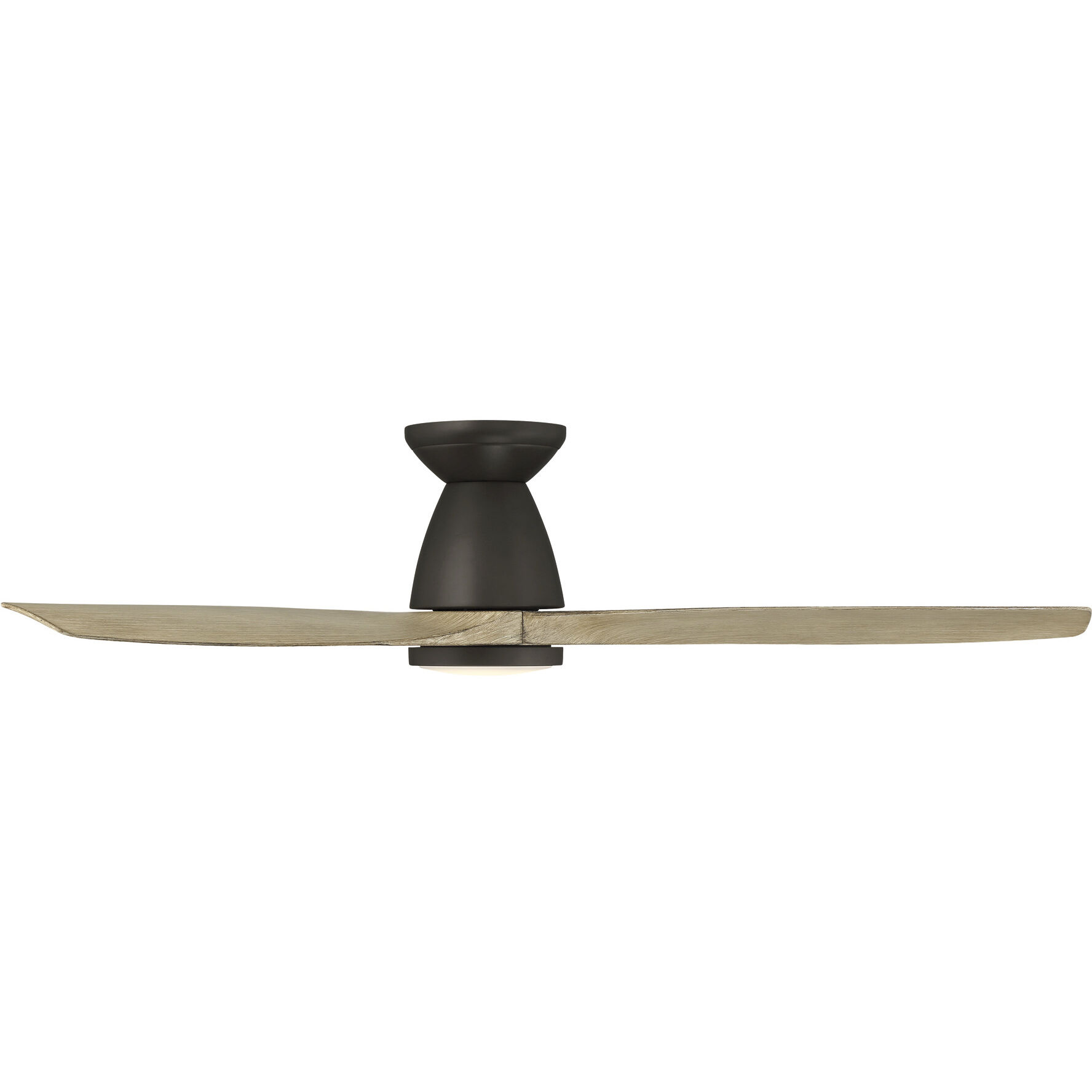 Skylark 54 inch Bronze White Oak with White Oak Blades Flush Mount Ceiling Fan