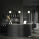 Pisces 1 Light 8 inch Black Mini Pendant Ceiling Light in 4000K
