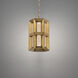 Austen LED 9 inch Aged Brass Mini-Pendant Ceiling Light