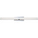 Vogue LED 39 inch Chrome Bath Vanity & Wall Light in 3500K, 39in.