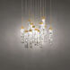Minx 13 Light 20 inch Aged Brass Multi-Light Pendant Ceiling Light