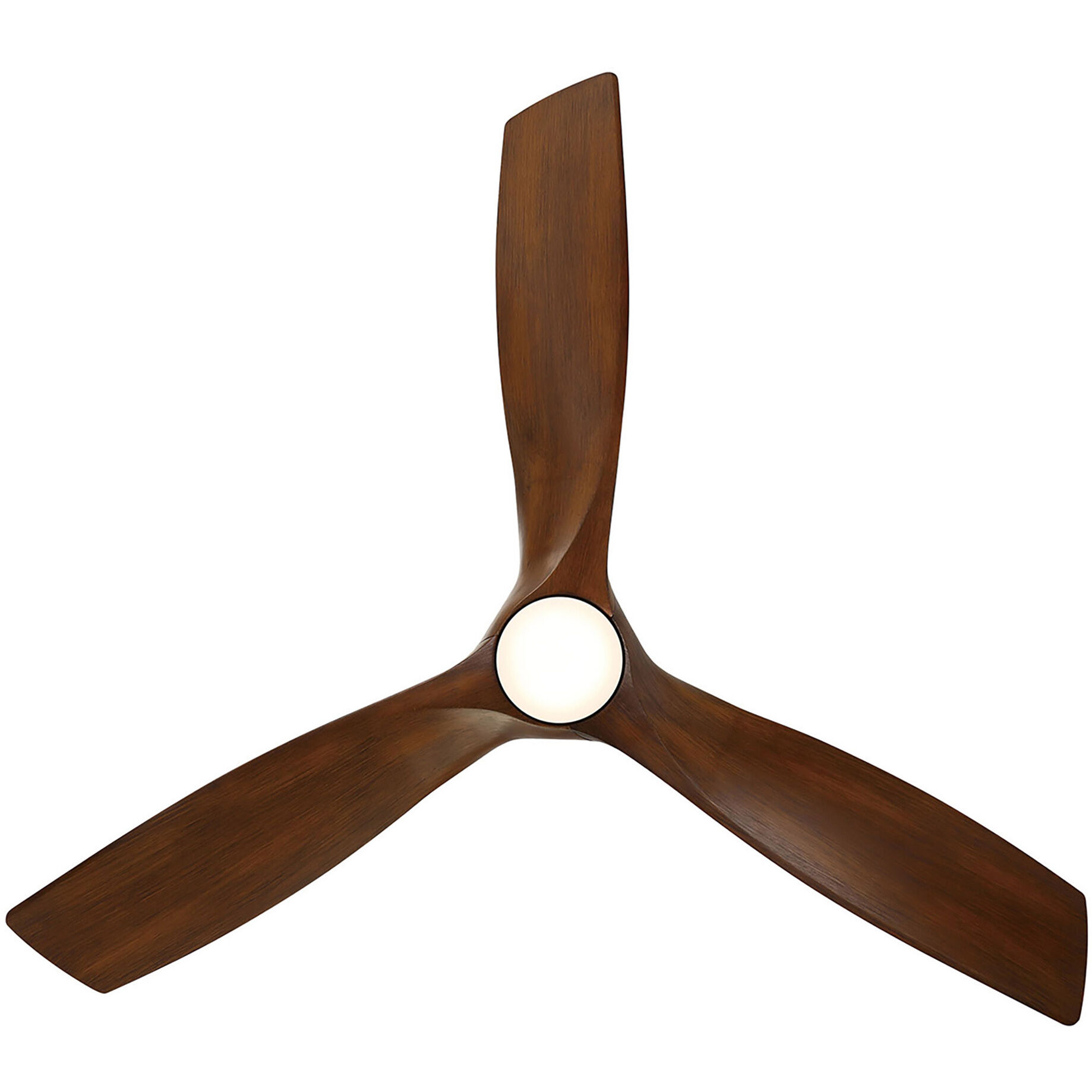 Zephyr 62 inch Matte Black and Distressed Koa with Distressed Koa Blades Downrod Ceiling Fan in Matte Black Distressed Koa, Smart Ceiling Fan