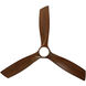 Zephyr 62 inch Matte Black and Distressed Koa with Distressed Koa Blades Downrod Ceiling Fan in Matte Black Distressed Koa, Smart Ceiling Fan