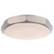 Grommet 1 Light 13 inch Brushed Nickel Flush Mount Ceiling Light