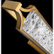 Emblem LED 28 inch Aged Brass Bath Vanity & Wall Light in 28in.
