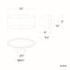 Swerve 1 Light 4 inch Brushed Nickel ADA Wall Sconce Wall Light