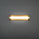 Swale Indoor Wall Lighting in 4000K, Aged Brass