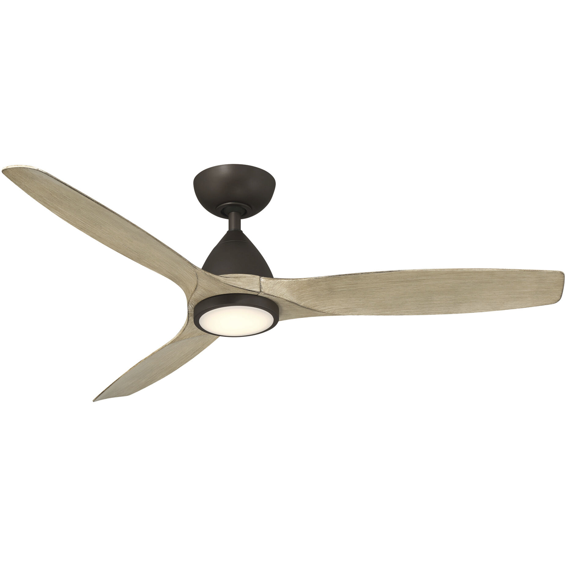 Skylark 54 inch Bronze White Oak with White Oak Blades Ceiling Fan