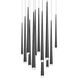 Cascade 13 Light 20 inch Black Multi-Light Pendant Ceiling Light