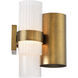 Harmony LED 10.56 inch Aged Brass Wall Sconce Wall Light