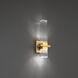 Cinaplex LED 4 inch Aged Brass ADA Wall Sconce Wall Light