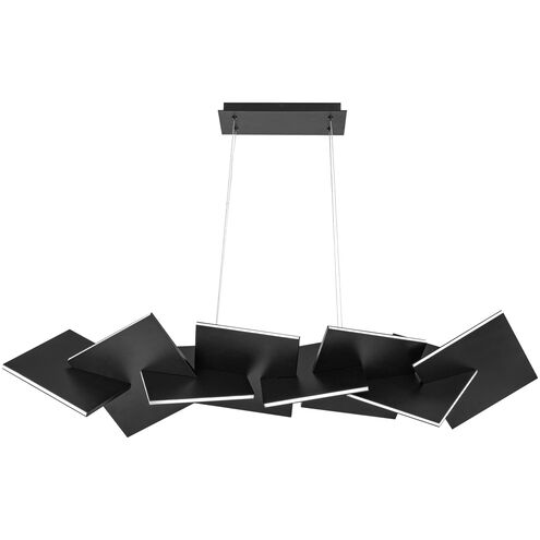 Konstruct LED 11 inch Black Chandelier Ceiling Light