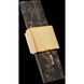 Mercer LED 3.13 inch Black and Aged Brass ADA Wall Sconce Wall Light