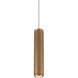 Burning Man 1 Light 2.75 inch Aged Brass Mini Pendant Ceiling Light