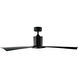 Aviator 54 inch Matte Black Downrod Ceiling Fan