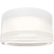 Tuck II LED 5.38 inch Black Outdoor Flush Mount