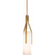 Firenze 1 Light 4.63 inch Aged Brass Pendant Ceiling Light