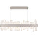 Acropolis LED 11 inch Brushed Nickel Chandelier Ceiling Light