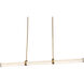 Clique LED 2.5 inch Aged Brass Indoor Hanging Lighting Ceiling Light