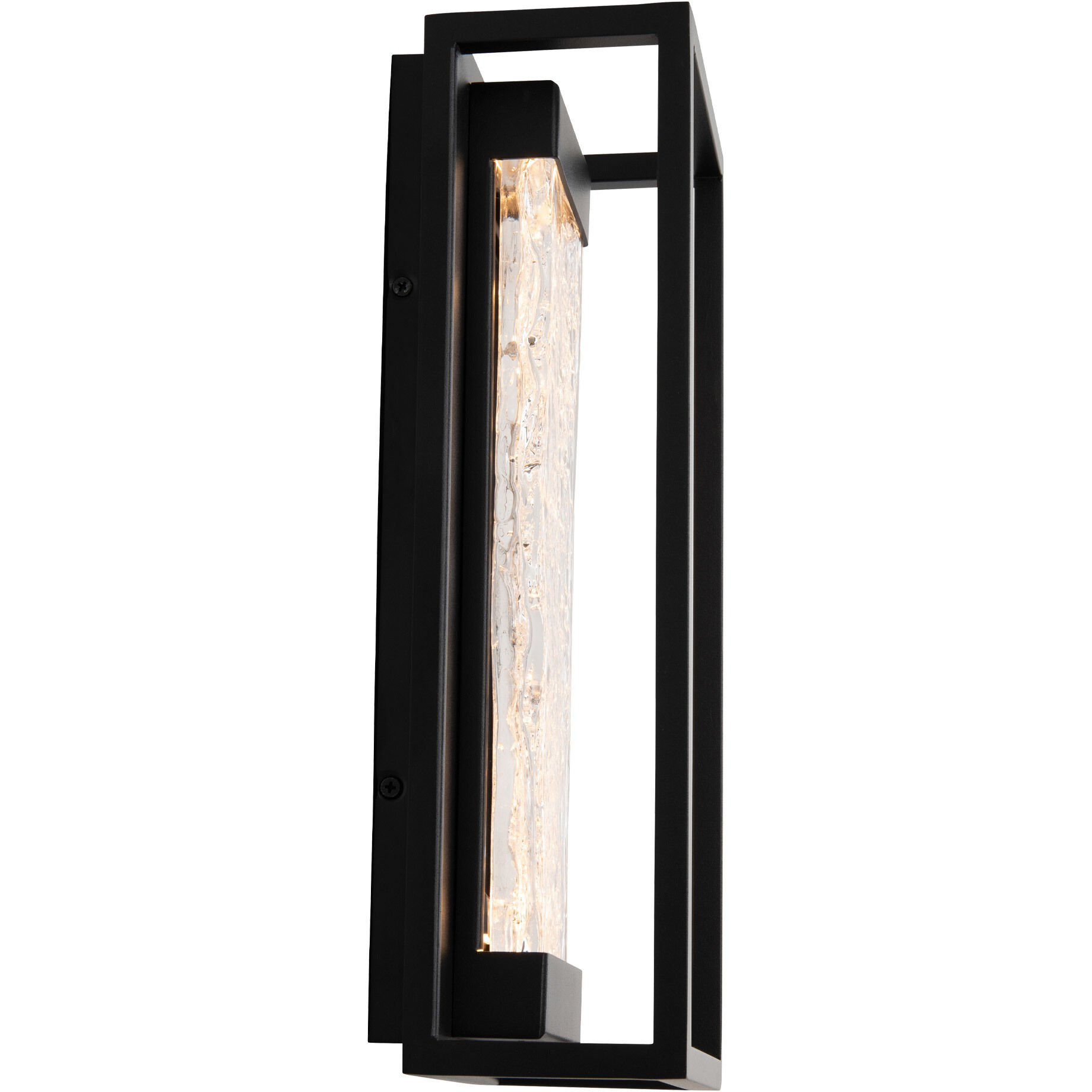 Elyse LED 16.5 inch Black Outdoor Wall Light in 17in.