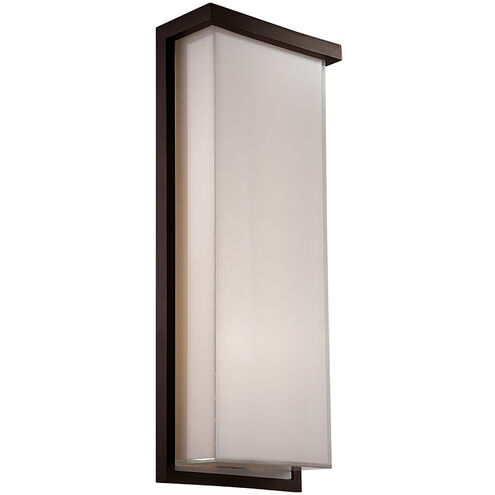 Ledge LED 20 inch Bronze Outdoor Wall Light in 3000K, 20in.