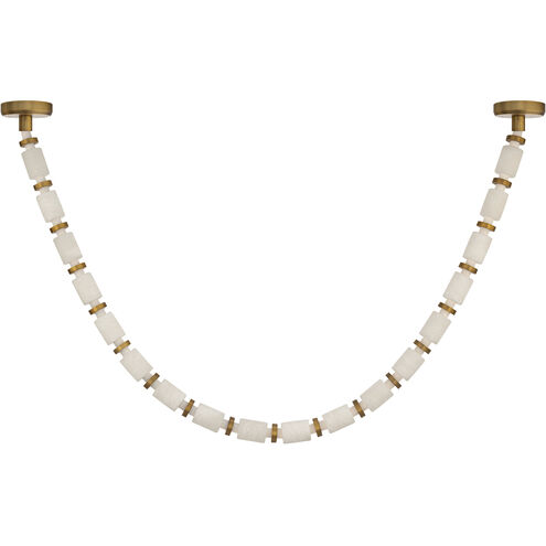 Entice 18 Light 2 inch Aged Brass Pendant Ceiling Light in 3000K