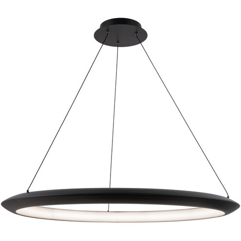 Modern Forms The Ring LED 36 inch Black Chandelier Ceiling Light in 3000K, 36in. PD-55036-30-BK - Open Box