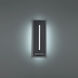 Midnight 1 Light 16 inch Black Outdoor Wall Light