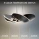 Planetarium LED 30 inch Black Pendant Ceiling Light