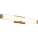 Carlisle Indoor Wall Lighting in 2700K, Aged Brass