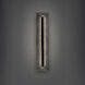 Bell Tower LED 28 inch Basalt Stone and Black Outdoor Wall Light