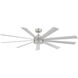 Wynd XL 72 inch Stainless Steel Downrod Ceiling Fan in 3500K