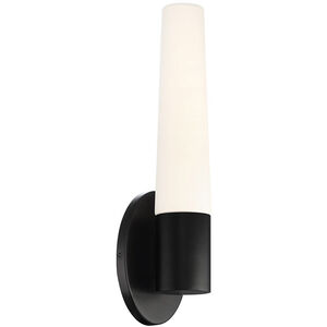 Tusk LED 4 inch Black ADA Wall Sconce Wall Light in 17in.