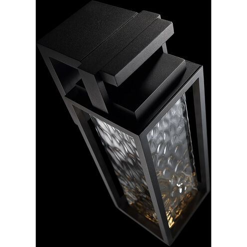Two If By Sea LED 11.88 inch Black Outdoor Wall Light in 12in.