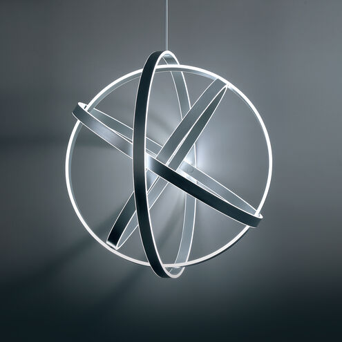 Modern Forms PD-61738-TT Kinetic LED 38 inch Titanium Chandelier