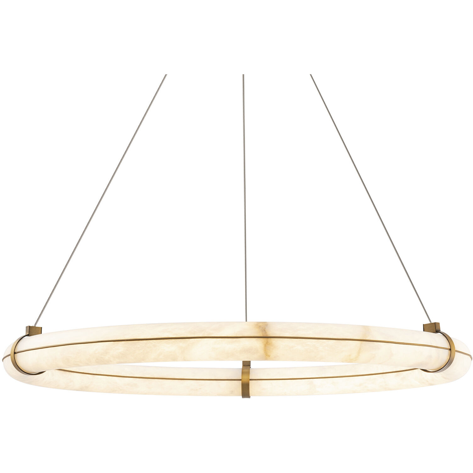 Clique 1 Light 31 inch Aged Brass Pendant Ceiling Light
