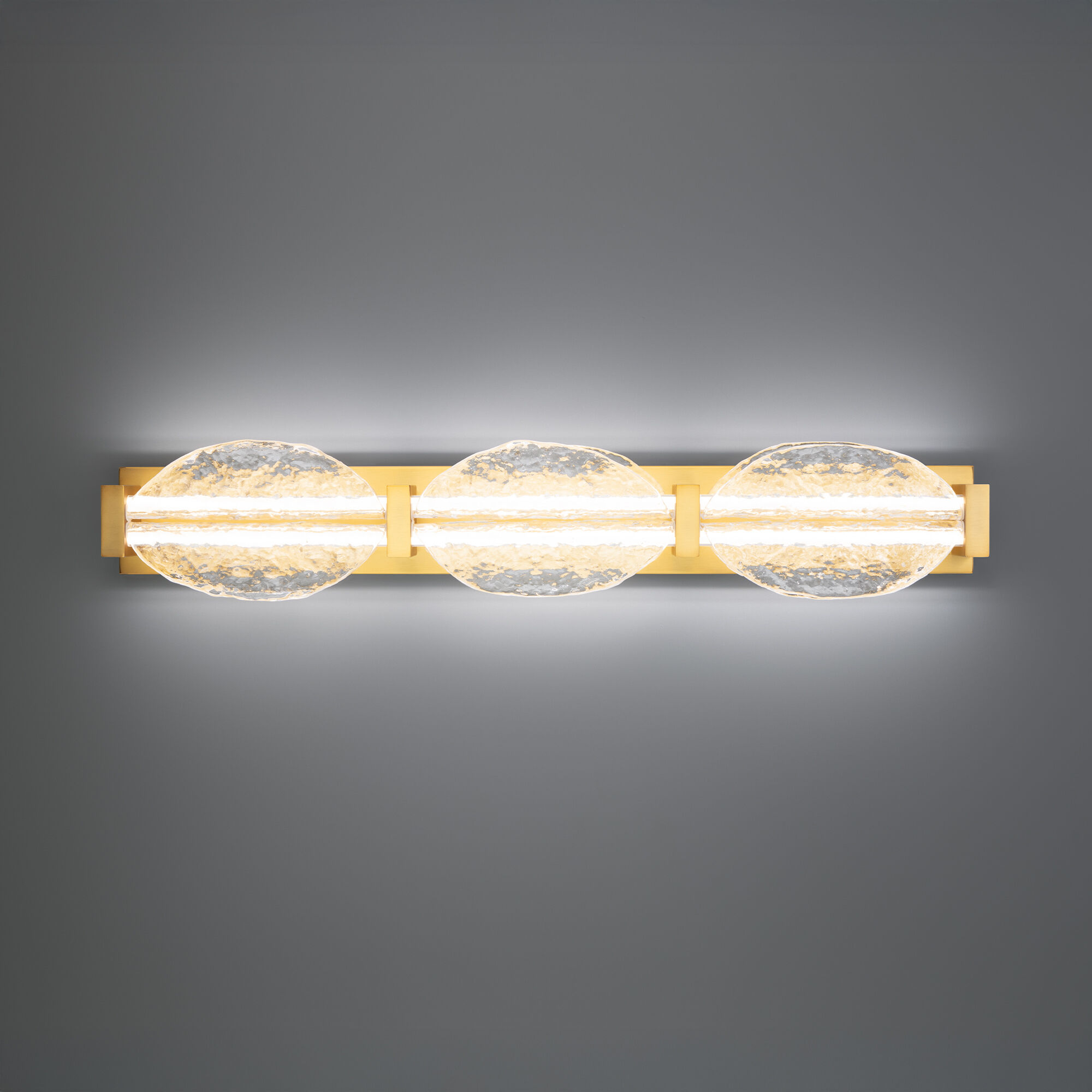 Deco Indoor Wall Lighting in 2700K, Aged Brass