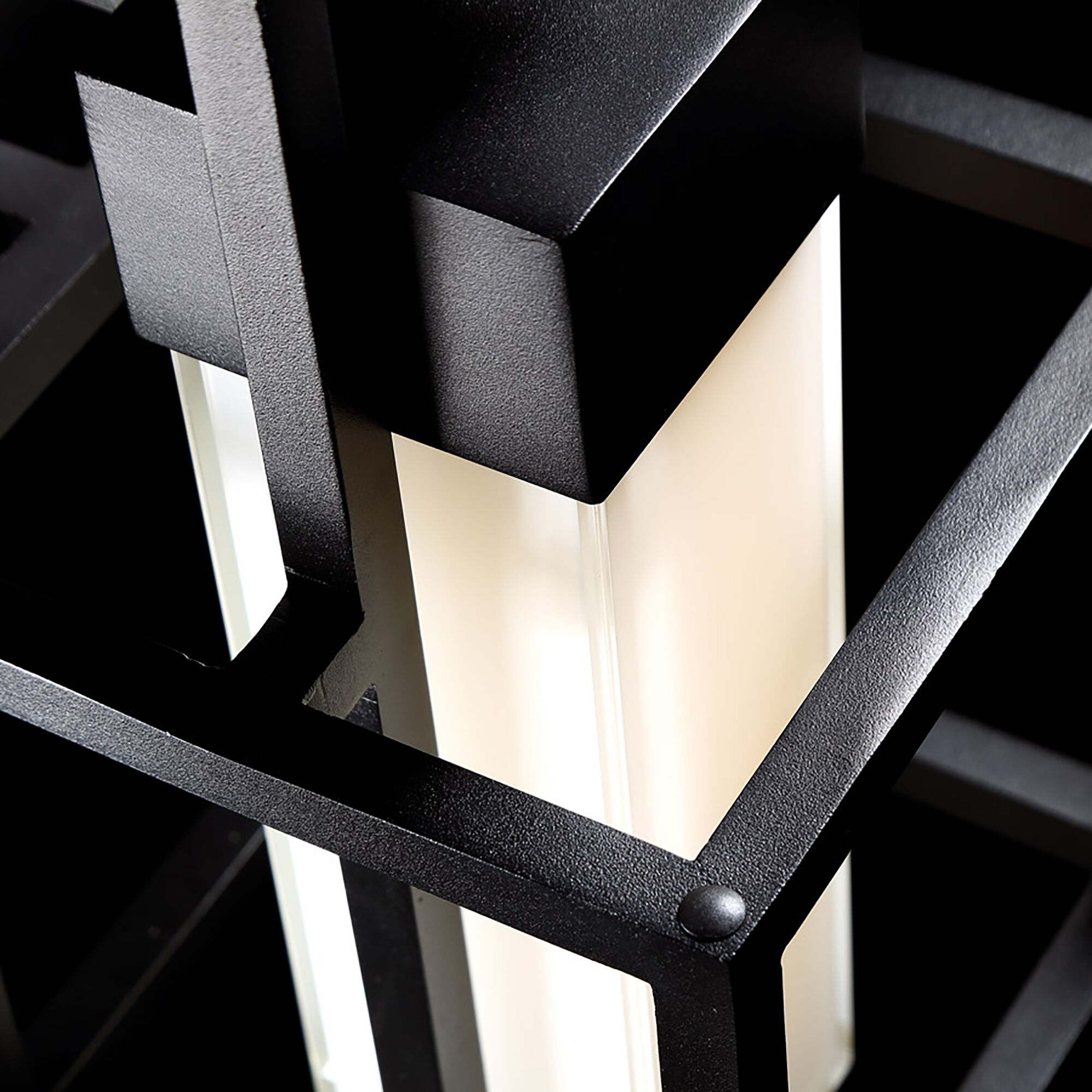 Logic LED 16 inch Black Outdoor Wall Light in 16in.