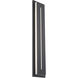 Midnight 1 Light 36 inch Black Outdoor Wall Light