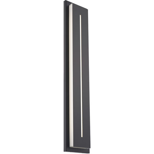 Midnight 1 Light 36 inch Black Outdoor Wall Light