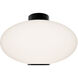 Illusion LED 22.1 inch Black Indoor Ceiling Lighting in 2700K