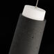 Chauncey LED 5.13 inch Basalt Stone and Black Mini-Pendant Ceiling Light in 3000K, Bassalt Stone and Black
