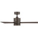 Axis 44 inch Bronze Downrod Ceiling Fan in 2700K