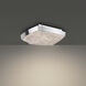 Kenji LED 11 inch Polished Nickel Flush Mount Ceiling Light