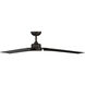 Roboto 62 inch Oil Rubbed Bronze Downrod Ceiling Fan